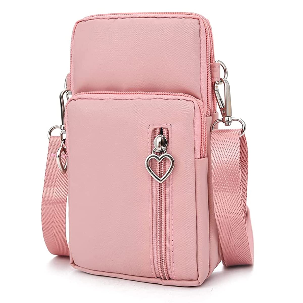 PALAY Crossbody Phone Bag for Women Mini Wallet Shoulder Crossbody Phone Bag with Earphone Cable Hole Wallet Clutch Bag for Women, Phone Bag for 7.2'' Phone, Pink PALAY Crossbody Phone Bag for Women Mini Wallet Shoulder Crossbody Phone Bag with Earphone Cable Hole Wallet Clutch Bag for Women, Phone Bag for 7.2'' Phone, Pink